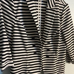 White House Black Market Striped Jacket